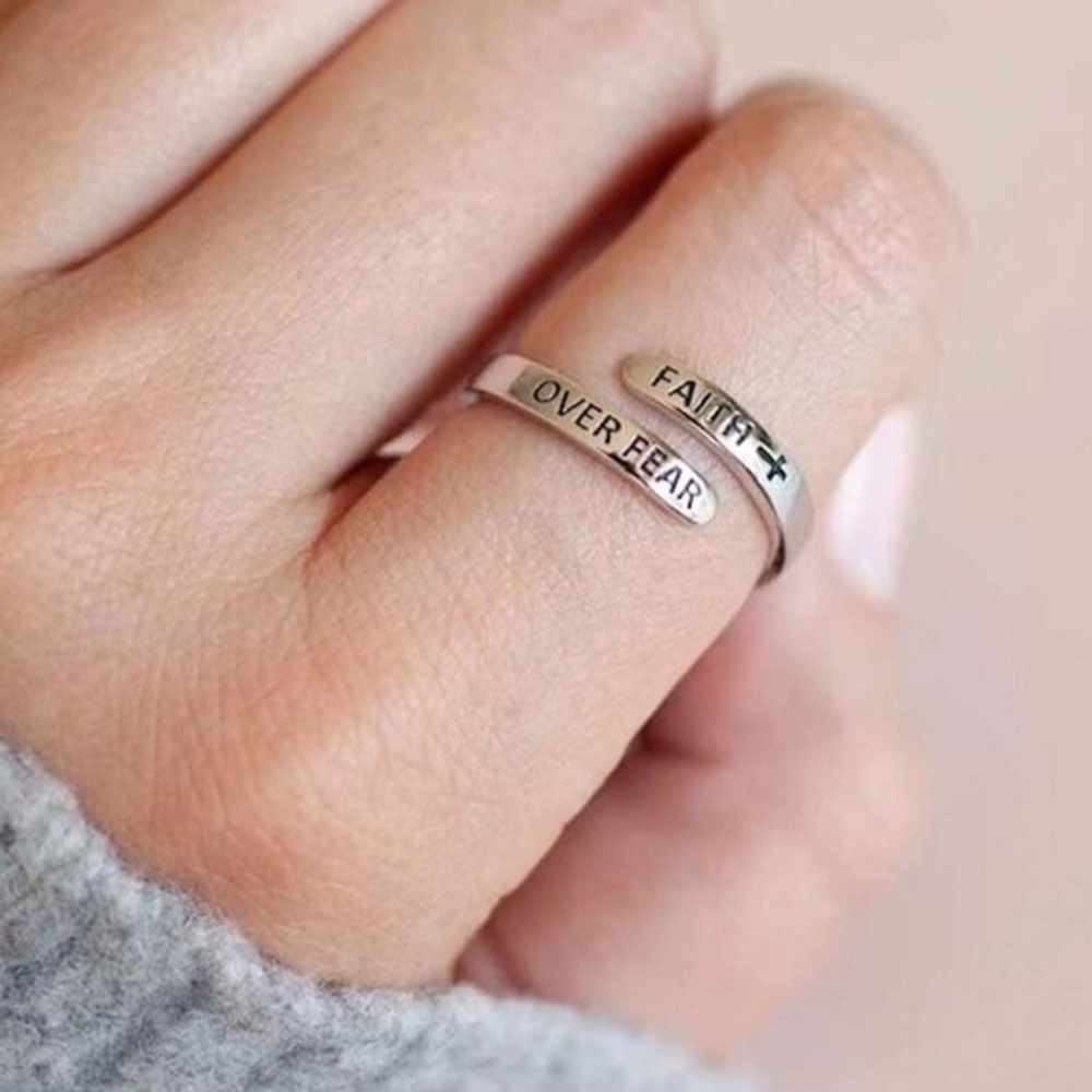 Silver Inspirational Ring